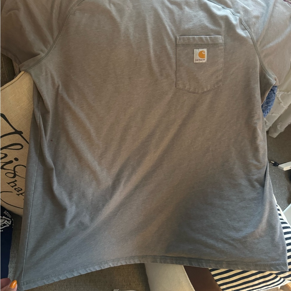 Carhartt Men's Short Sleeve Tee in Light Gray